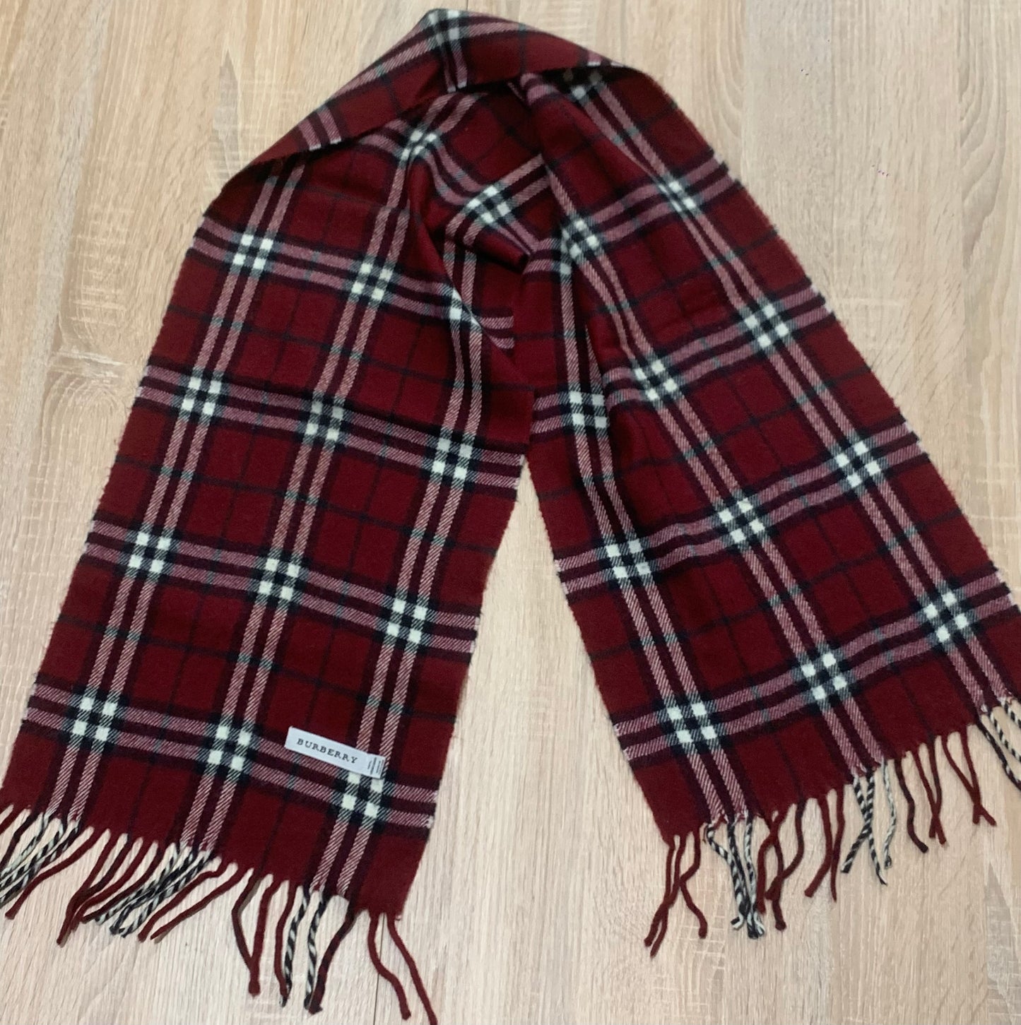 écharpe Burberry 100% laine