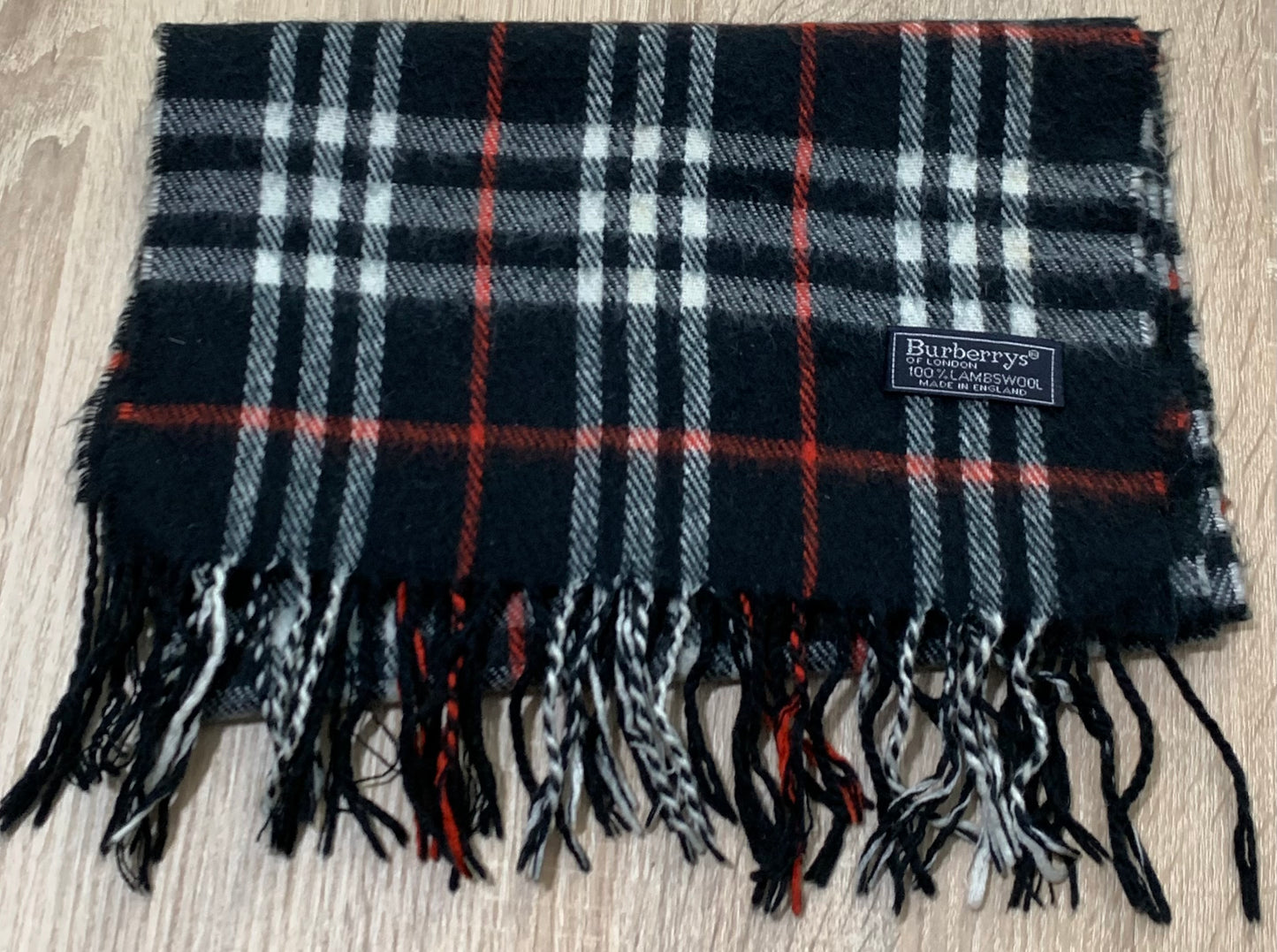 écharpe Burberry 100% laine