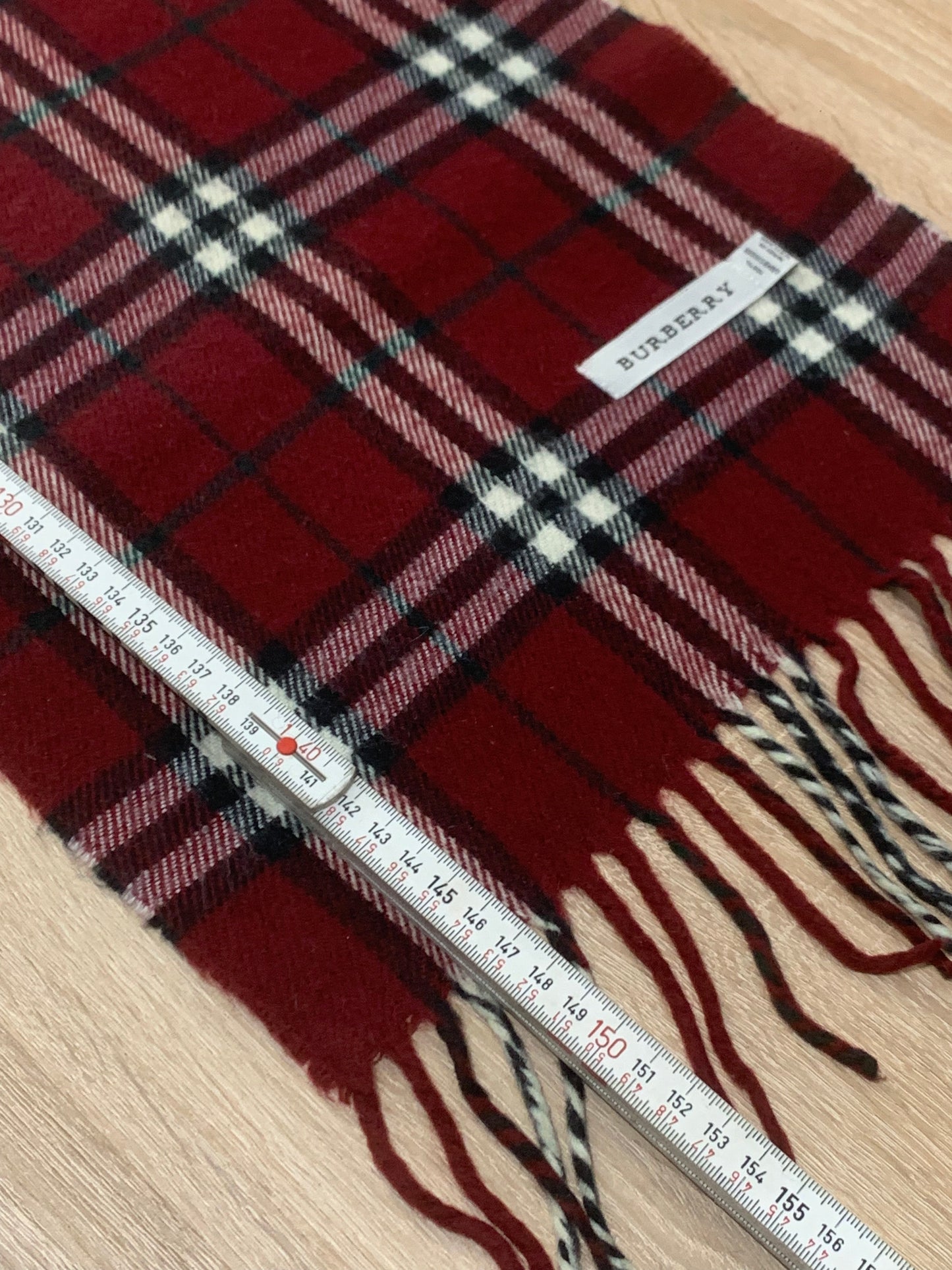 écharpe Burberry 100% laine