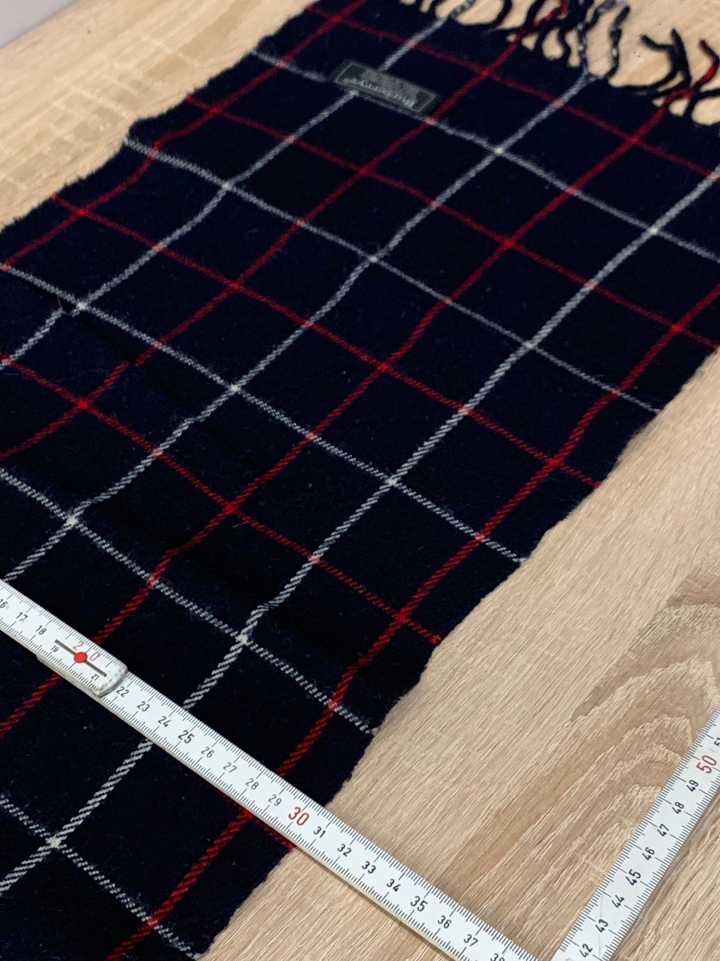 écharpe Burberry 100% laine vintage