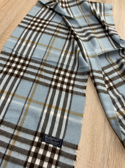 écharpe vintage Burberry 100% laine