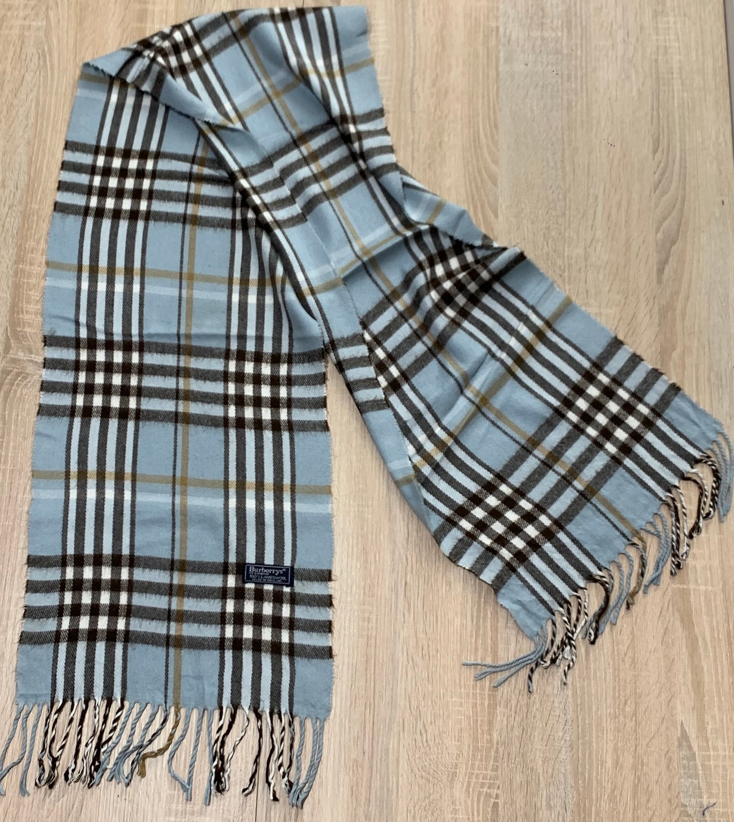 écharpe vintage Burberry 100% laine