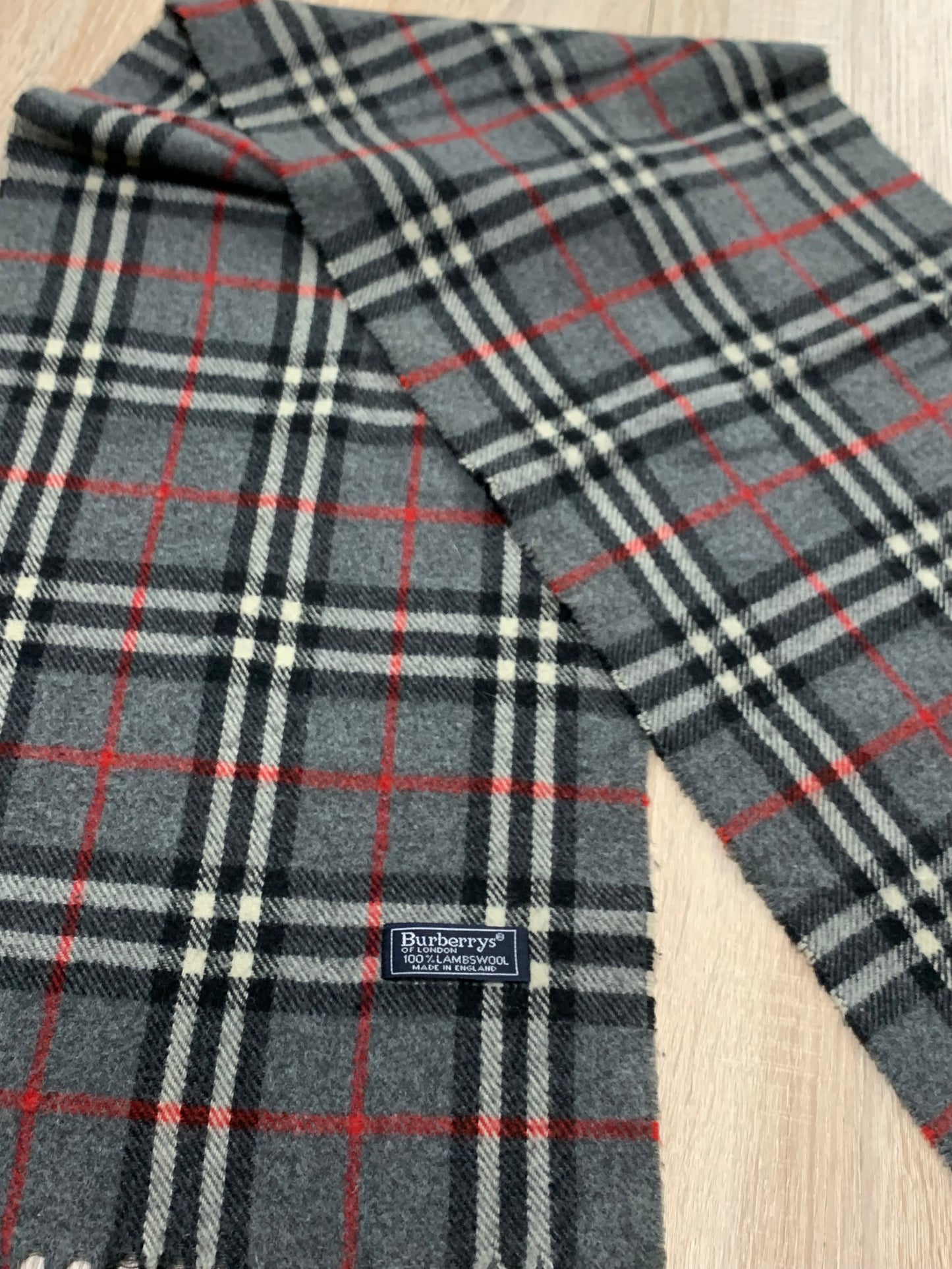 écharpe Burberry 100% laine