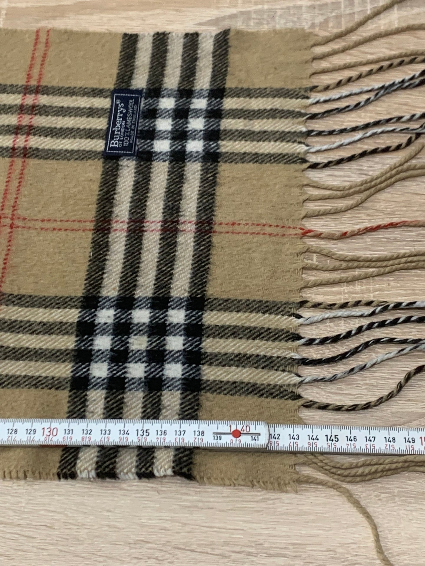 écharpe Burberry 100% laine