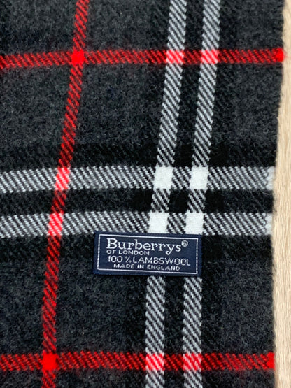 écharpe Burberry 100% laine vintage