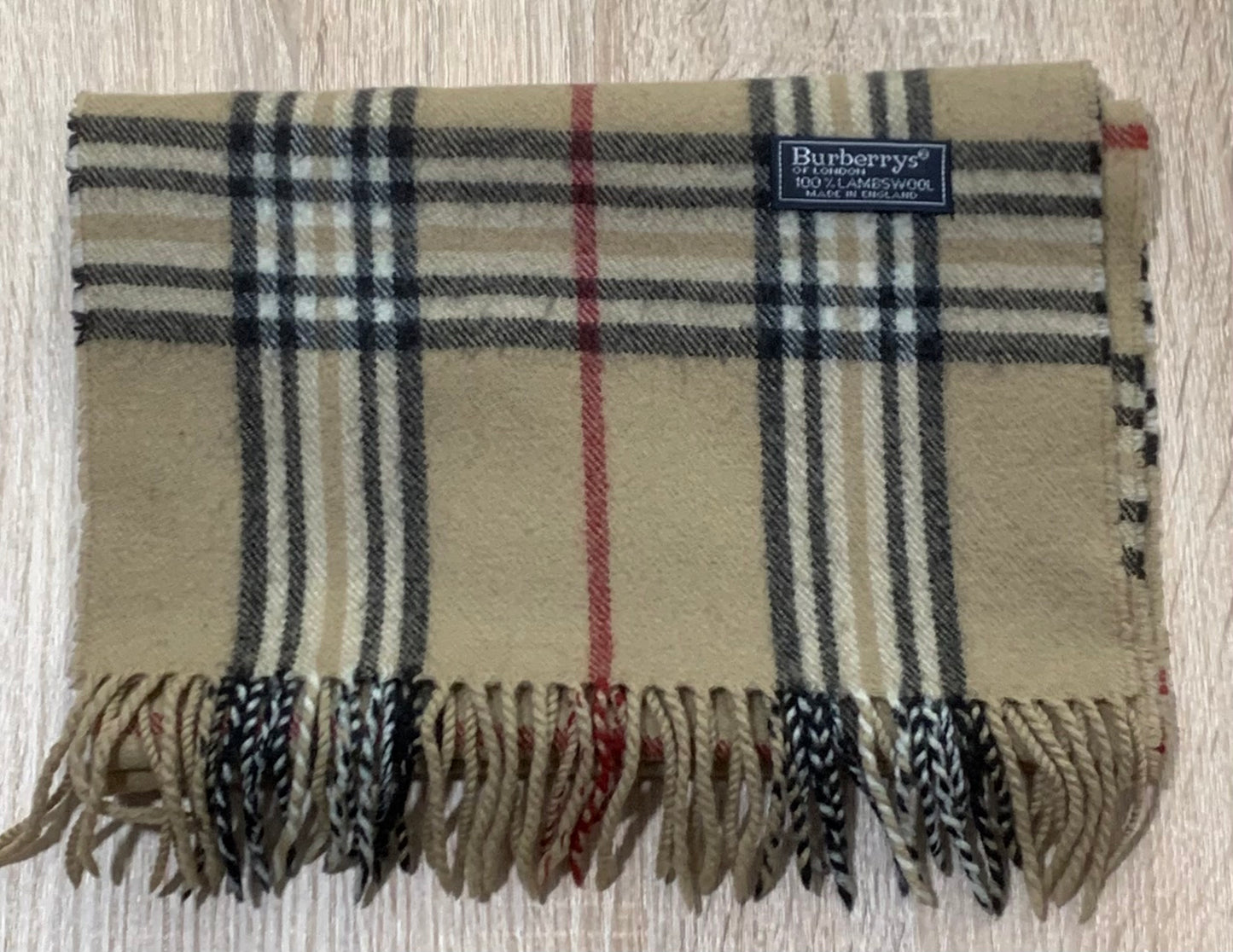 écharpe Burberry 100% laine