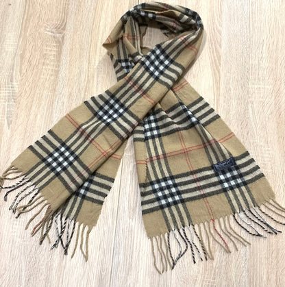 écharpe Burberry 100% laine