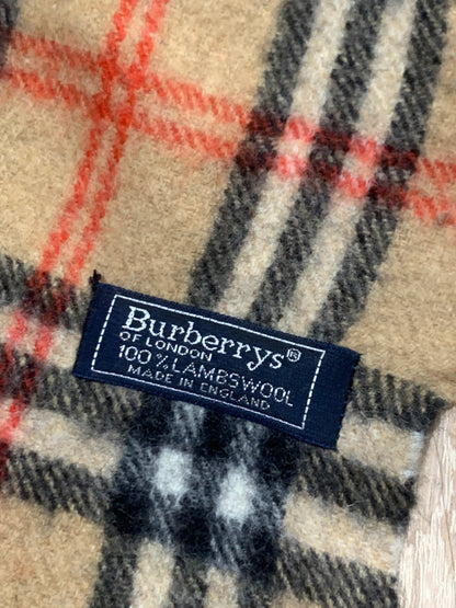 écharpe Burberry 100% laine vintage