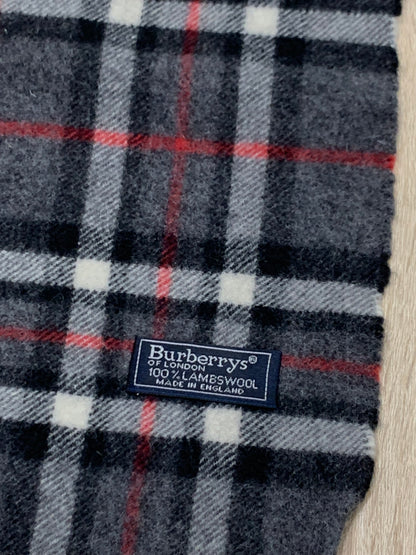 écharpe vintage Burberry 100%laine