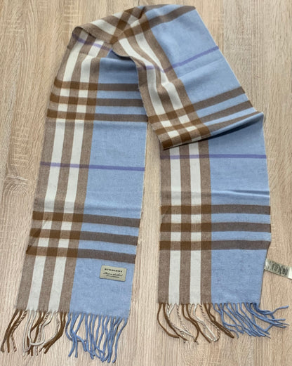 écharpe Burberry vintage 100% cashmere