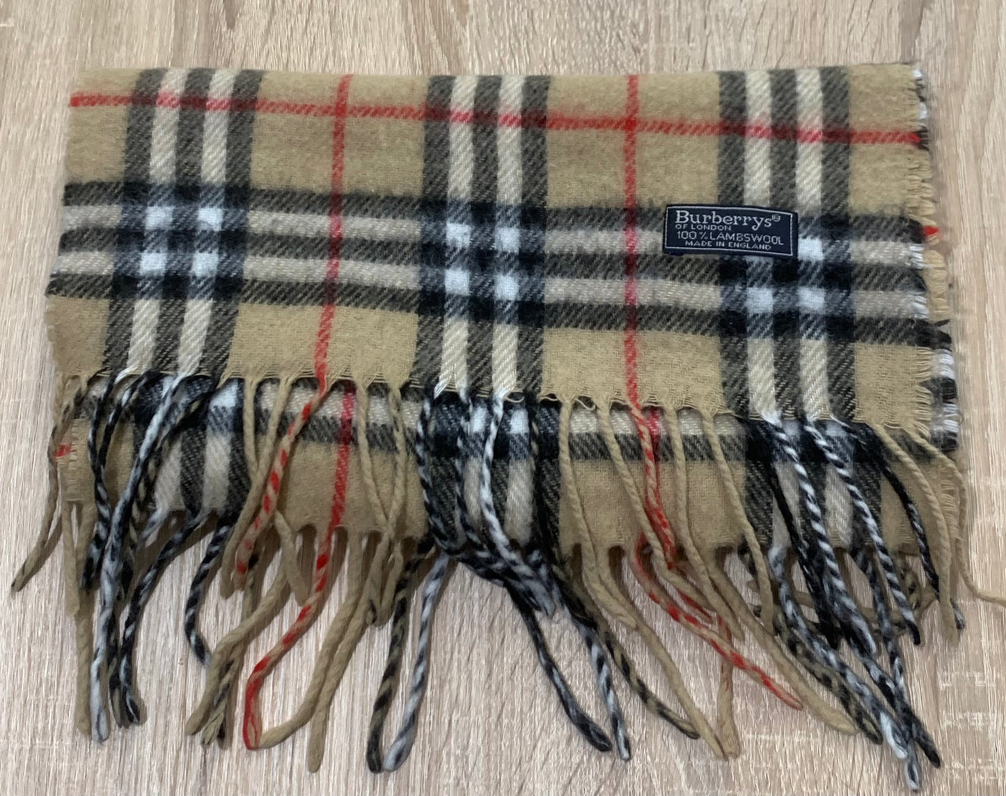 écharpe Burberry 100% laine