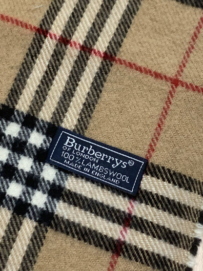 écharpe Burberry 100% laine vintage