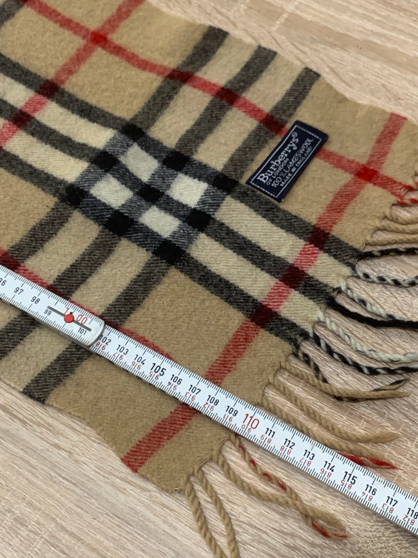 écharpe Burberry 100% laine