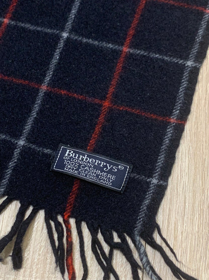 écharpe Burberry 100% cashmere vintage