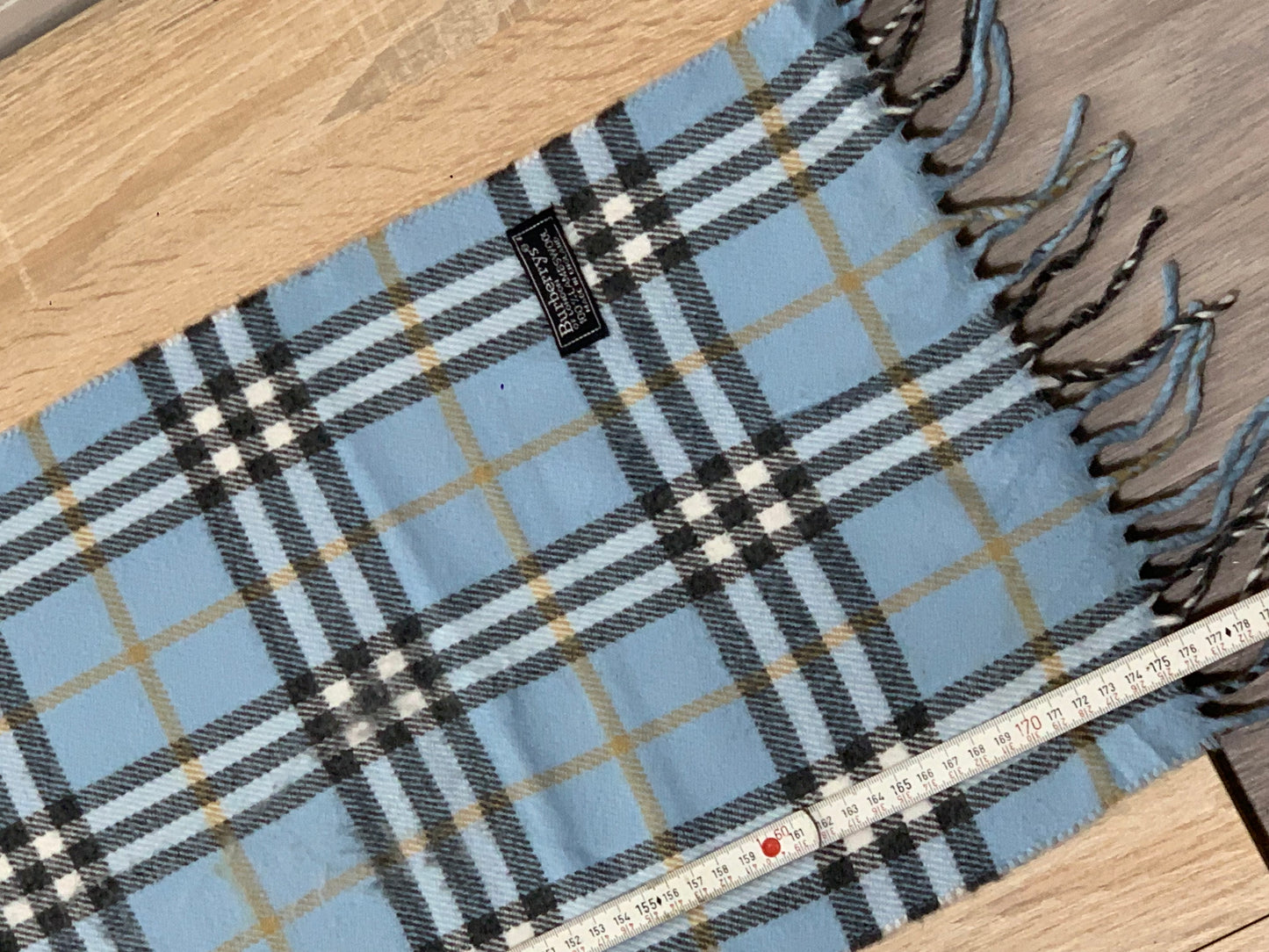 écharpe Burberry vintage 100% laine