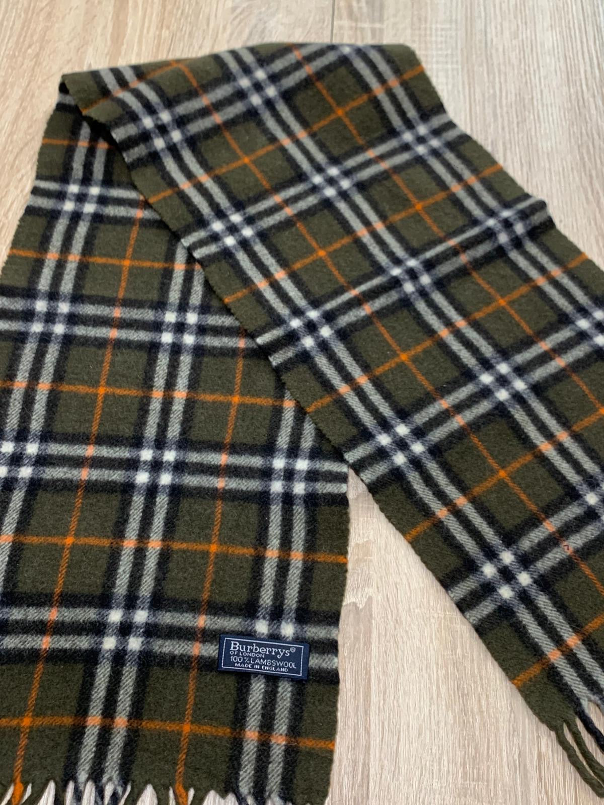 Écharpe Burberry vintage 100% laine