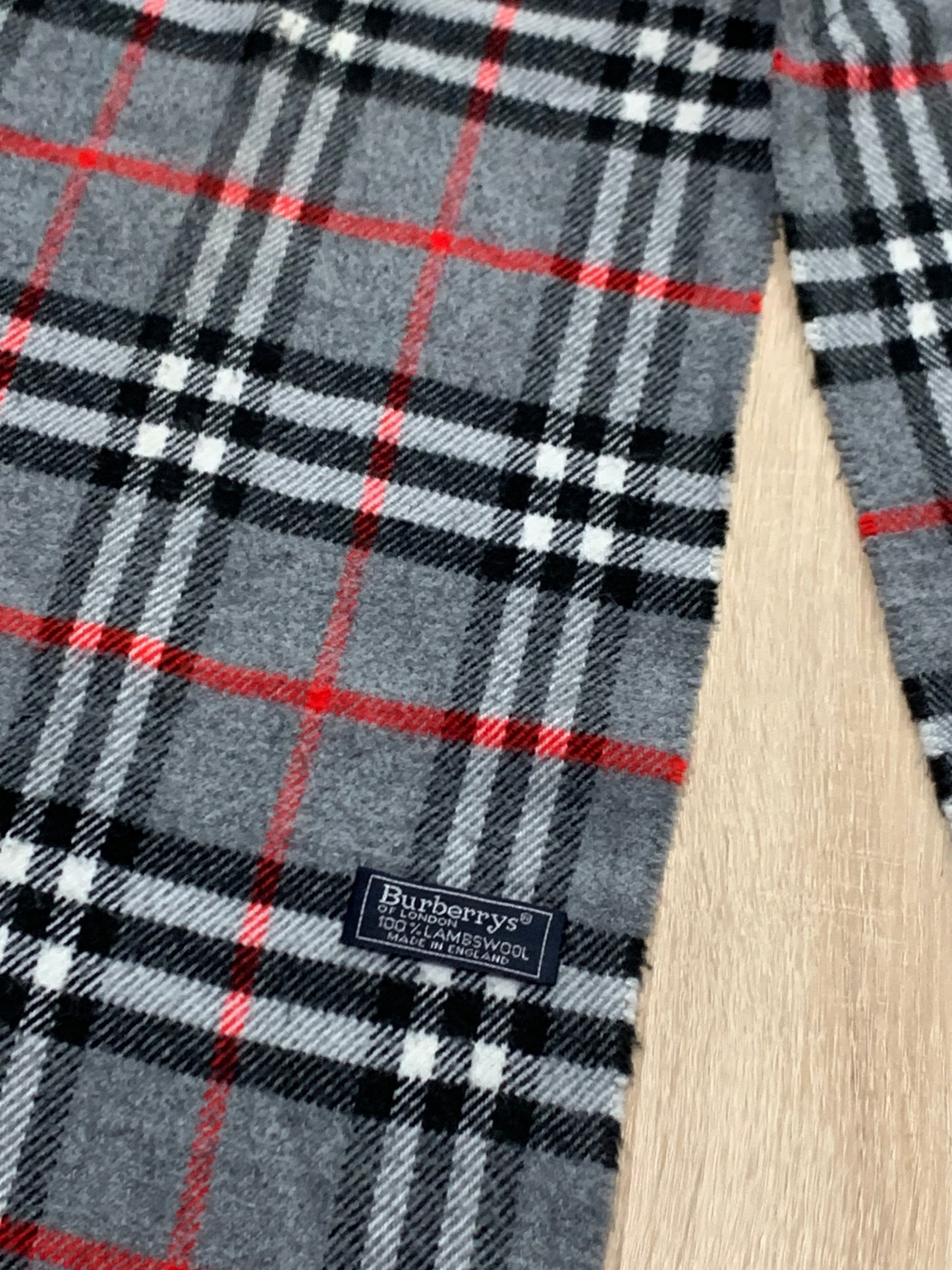 écharpe Burberry 100% laine