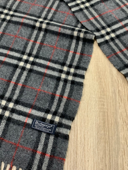 écharpe vintage Burberry 100%laine