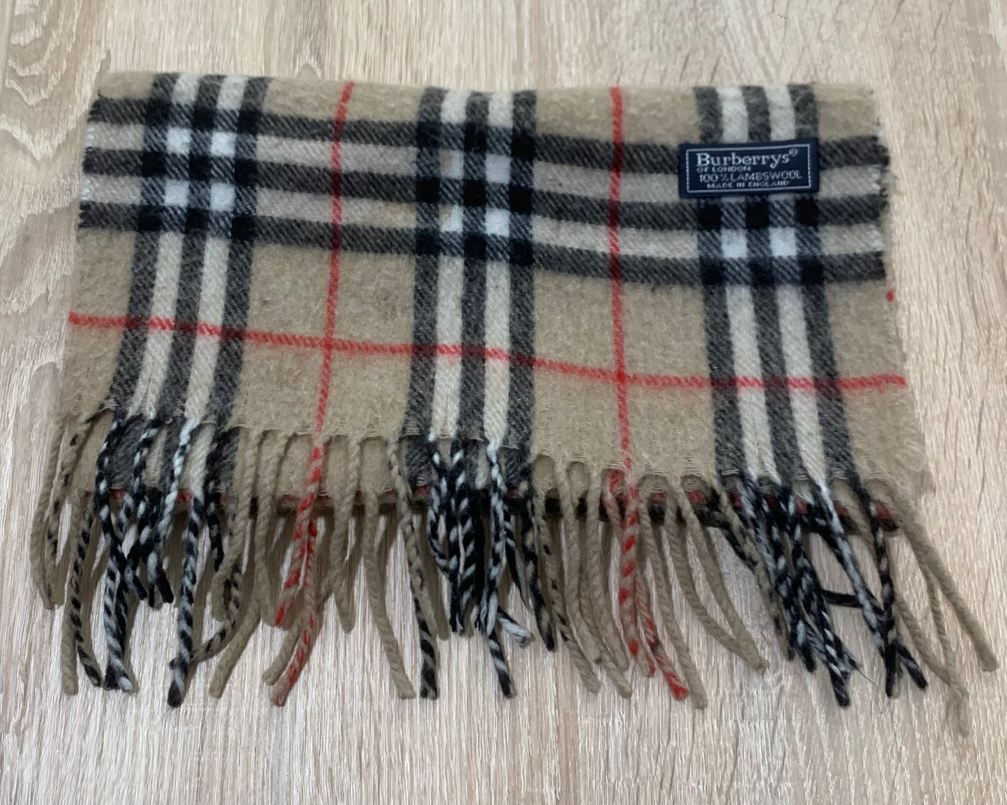 écharpe Burberry 100% laine