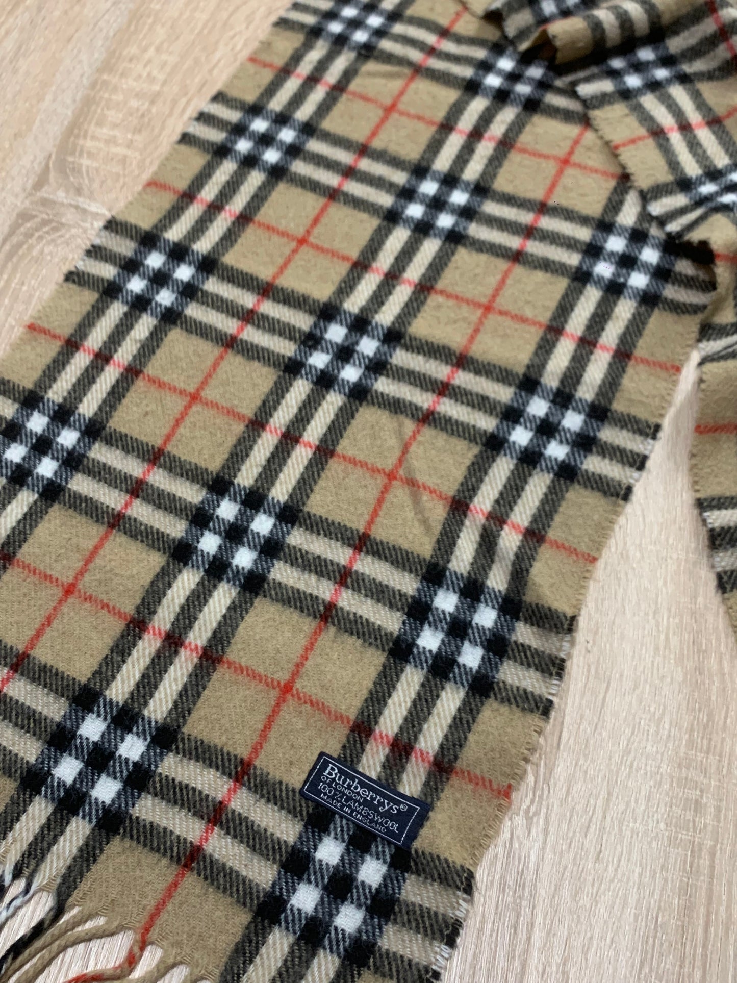 écharpe Burberry 100% laine