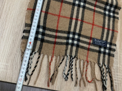 écharpe Burberry 100% laine vintage