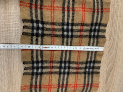 écharpe Burberry 100% laine vintage