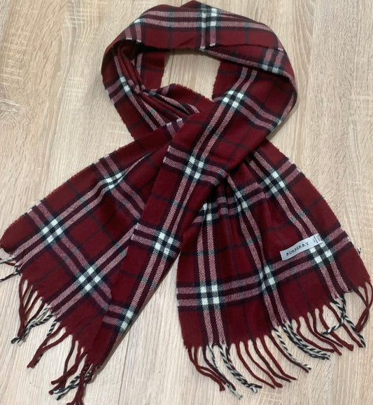 écharpe Burberry 100% laine