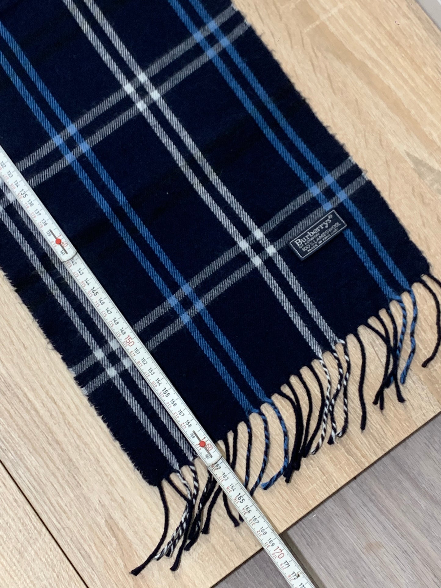 écharpe vintage Burberry 100% laine