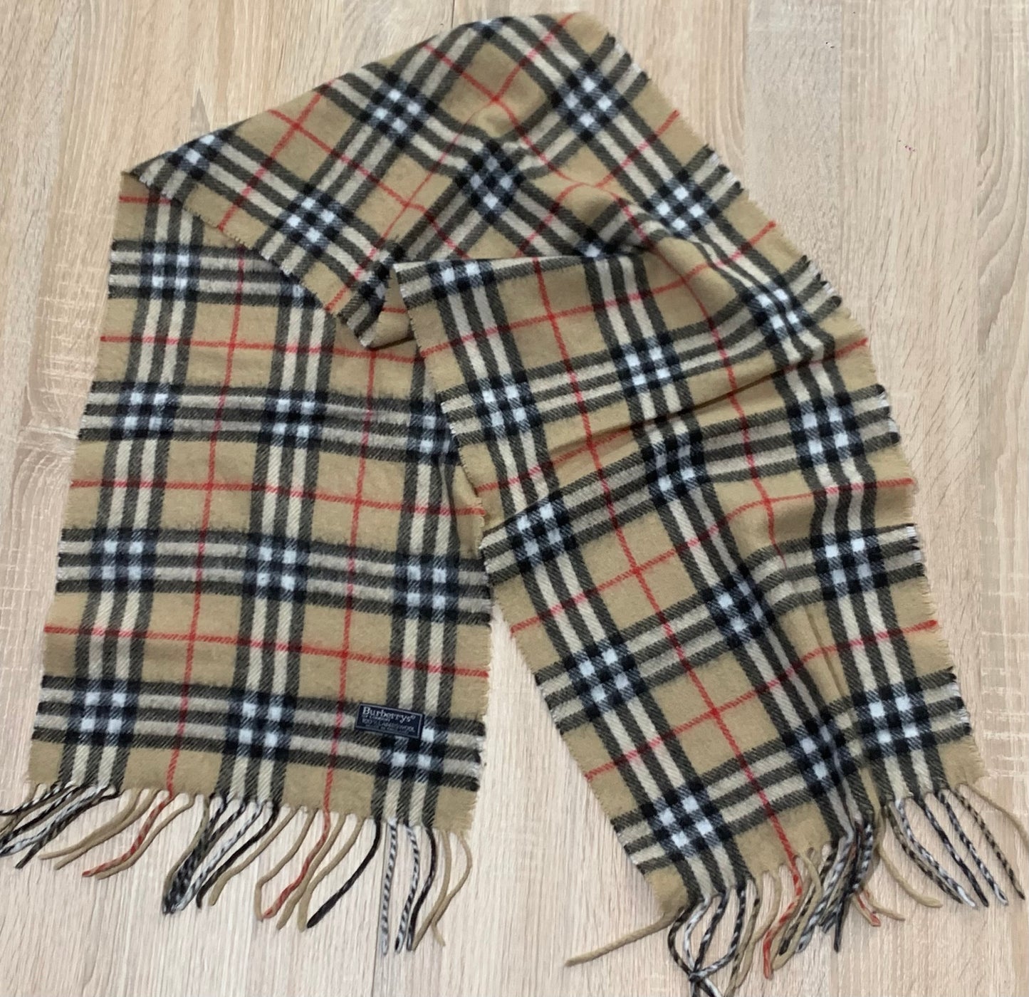 écharpe Burberry 100% laine