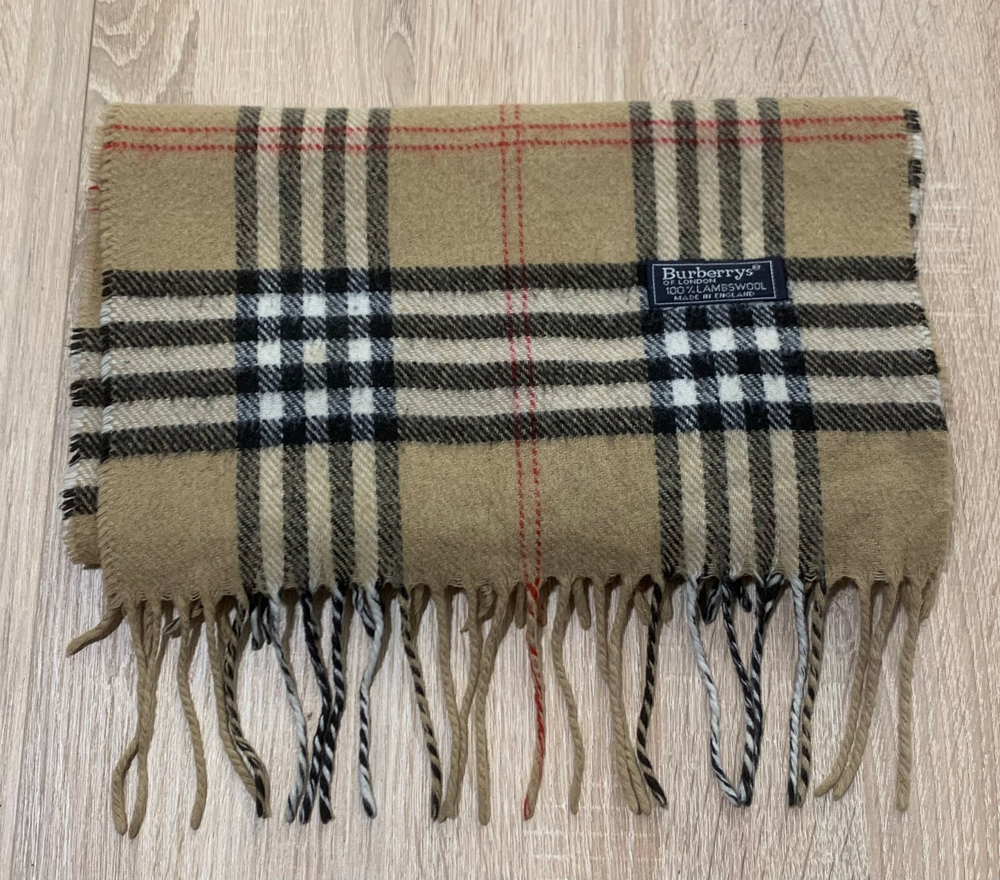 écharpe Burberry 100% laine