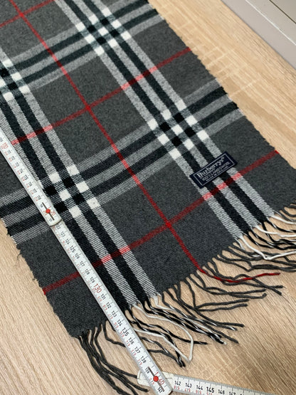 écharpe vintage Burberry 100% laine