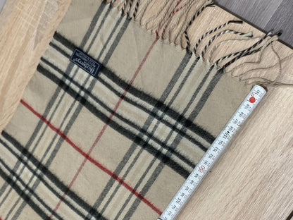 écharpe Burberry 100% laine vintage