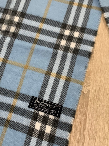 écharpe Burberry vintage 100% laine