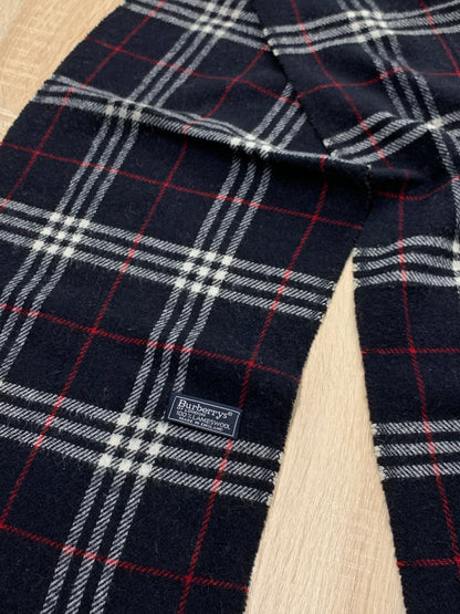 écharpe Burberry 100% laine vintage