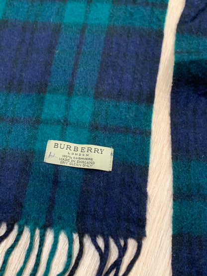 écharpe vintage Burberry 100% cashmere