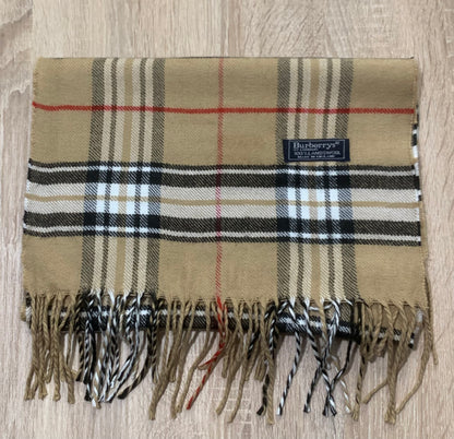 écharpe vintage Burberry 100% laine