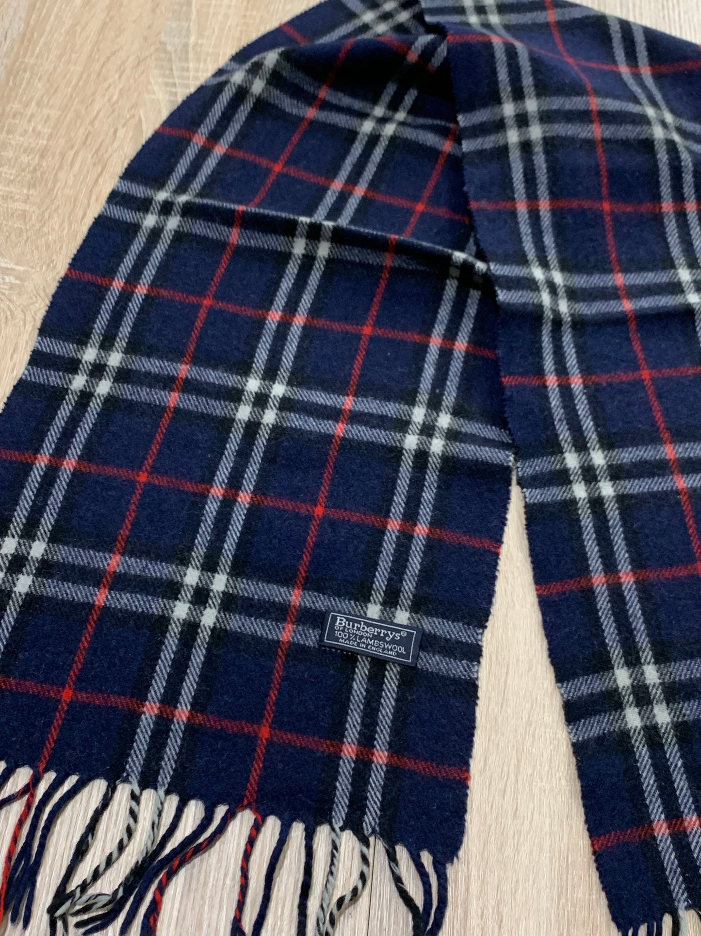 écharpe Burberry 100% laine