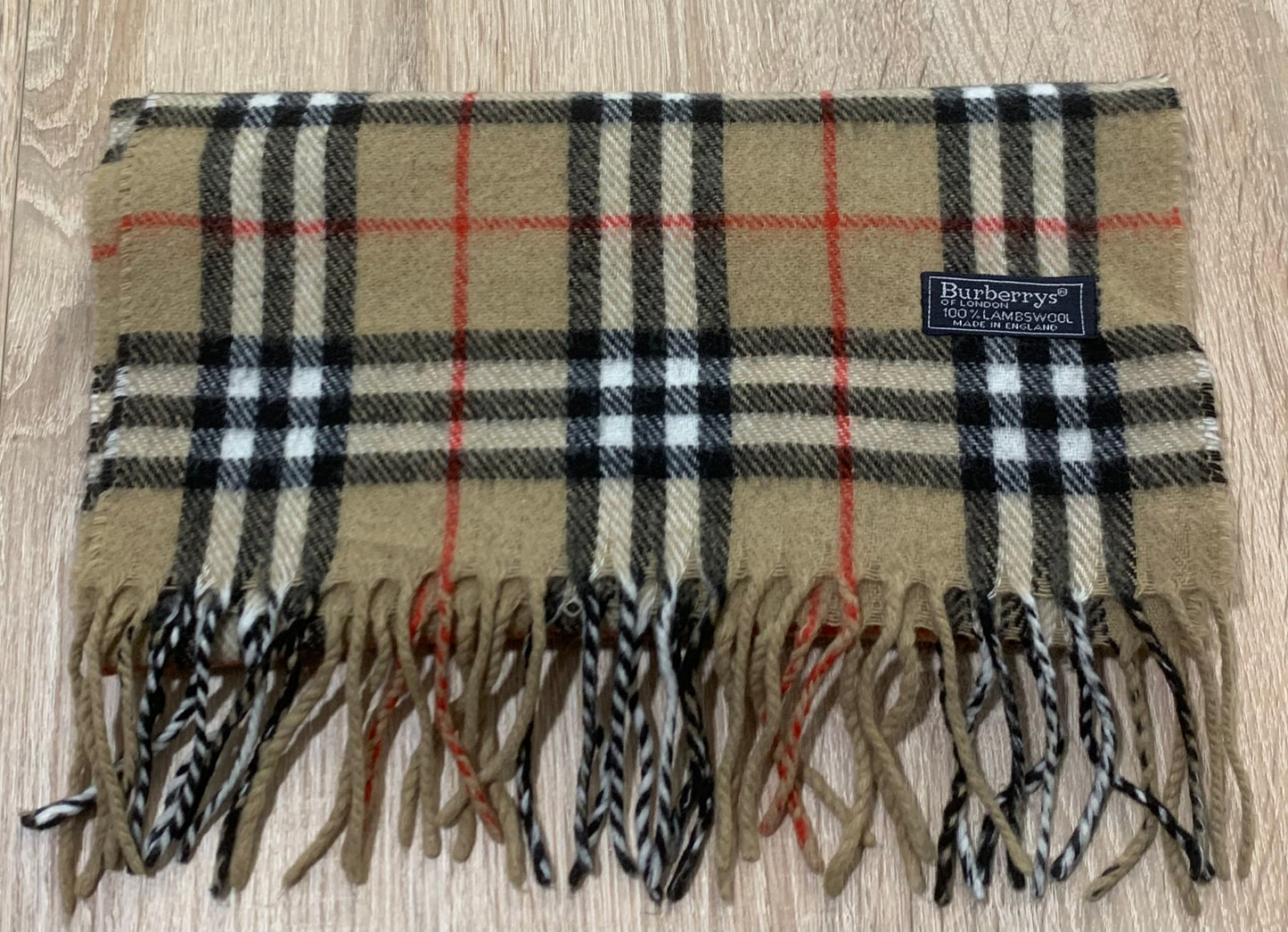 écharpe Burberry 100% laine