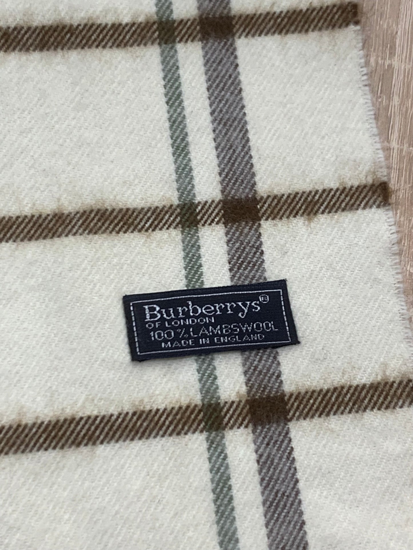 Écharpe Burberry 100% Laine