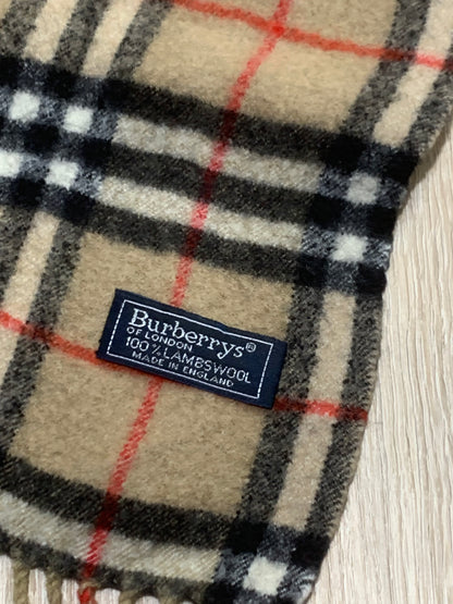 écharpe Burberry 100% laine vintage