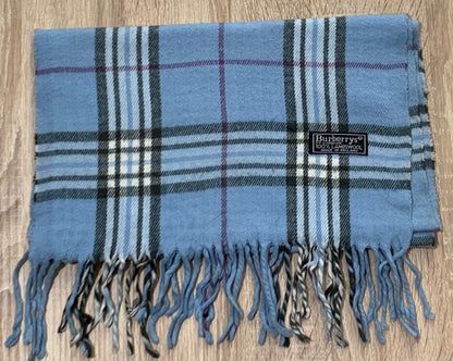 écharpe vintage Burberry 100% laine