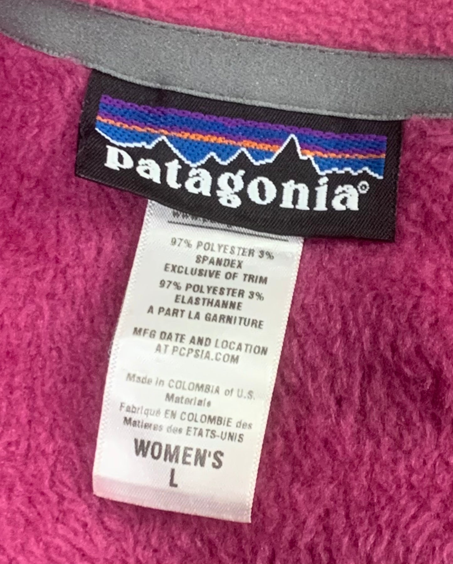 Polaire Patagonia taille L femme