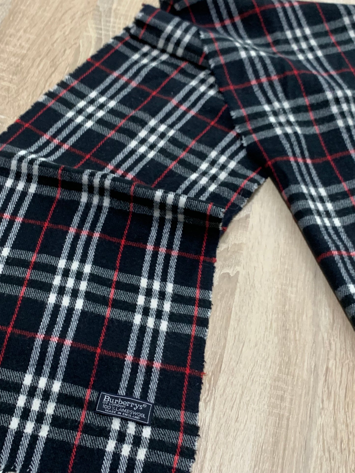 écharpe Burberry 100% laine