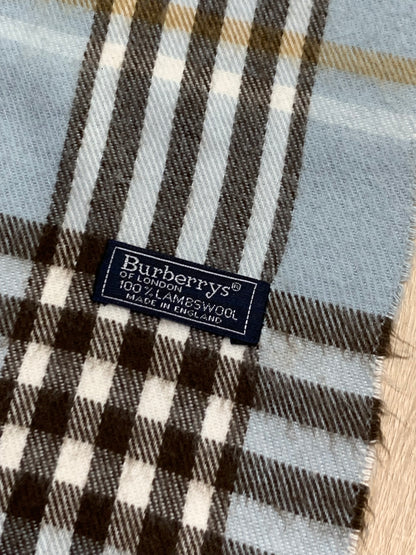 écharpe vintage Burberry 100% laine