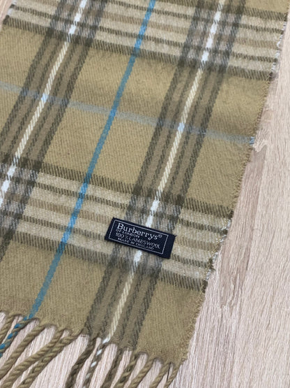 écharpe vintage Burberry 100%laine