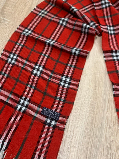 écharpe Burberry 100% laine