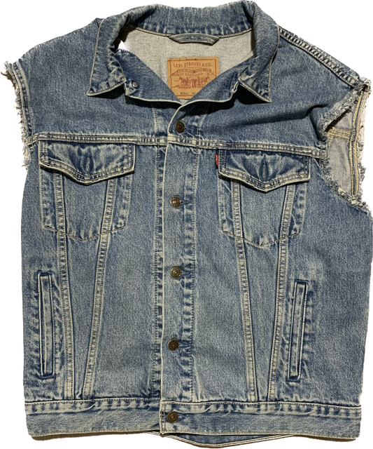 Maßgeschneiderte Vintage Levis Weste Größe XL